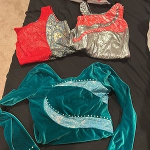 GK Elite Leotards for Gymnastics/Dance set of 3